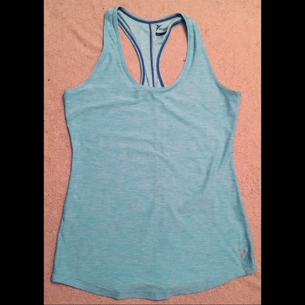 Activewear tank - bright blue